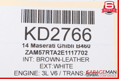 14-17 Maserati Ghibli Front Left Driver Side Door Lock Latch Actuator OEM