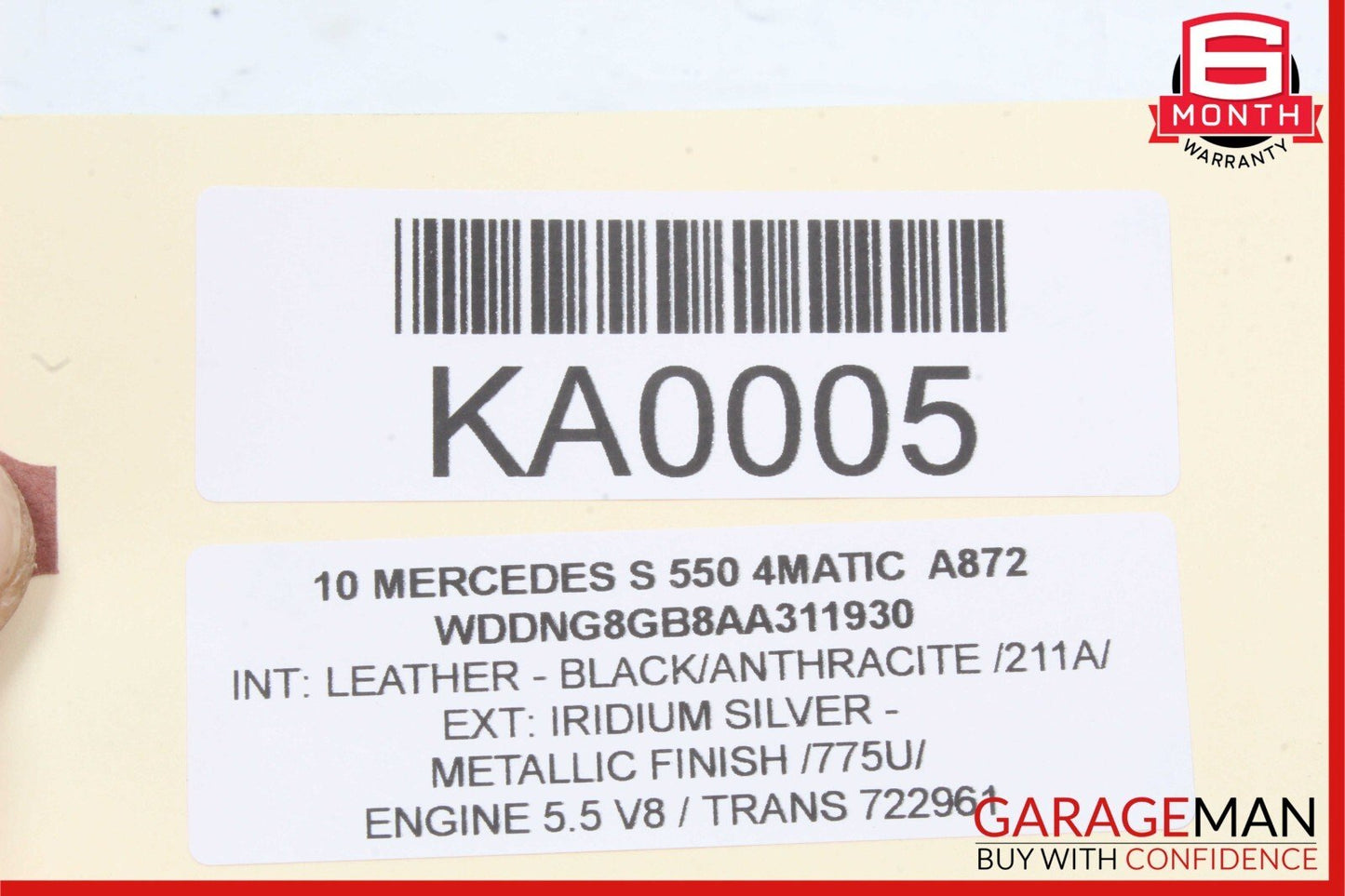 10-13 Mercedes W221 S350 S550 S600 Rear Left or Right Door Loud Sound Speaker
