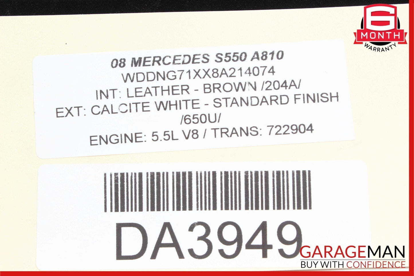 07-09 Mercedes W221 S550 CL550 Instrument Cluster Speedometer 0263650212 OEM