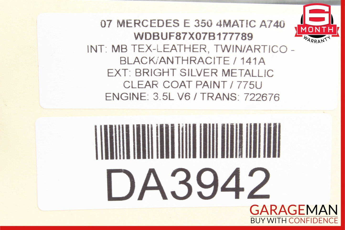 03-09 Mercedes W219 CLS550 E320 E350 AC A/C Air AC Condenser Cooler 2115001154