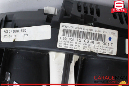 08-11 Mercedes W204 C300 C350 Speedometer Instrument Cluster 2049001505 OEM