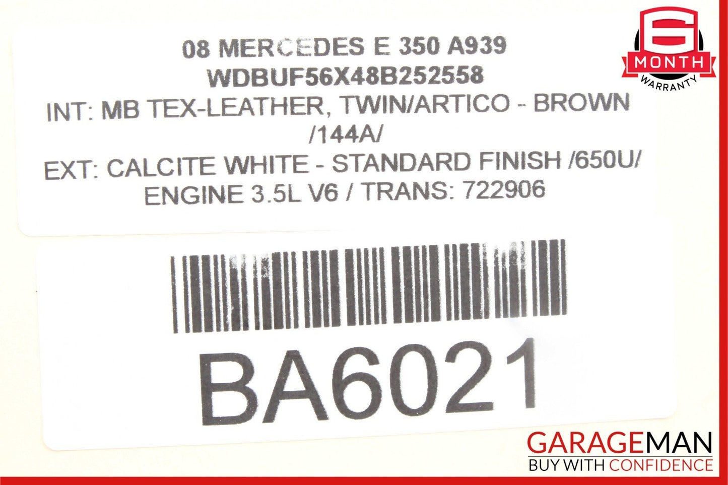 03-09 Mercedes W211 E350 E550 Front Left Side Door Window Regulator Motor Unit