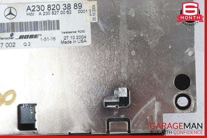 05-08 Mercedes R230 SL500 SL55 AMG Bose Audio Amplifier Amp Control Module Unit