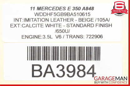 10-18 Mercedes W212 E350 E550 CLS400 4Matic Steering Gear Coupling OEM