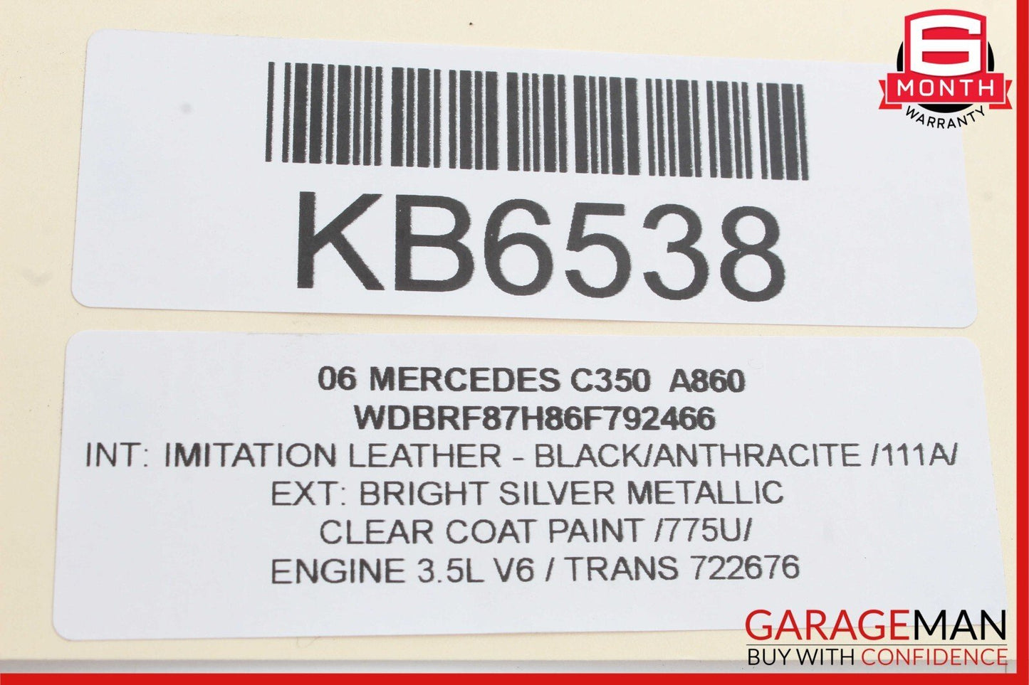 00-13 Mercedes W203 C350 GLK500 S500 Engine Throttle Valve Body 1131410125 OEM