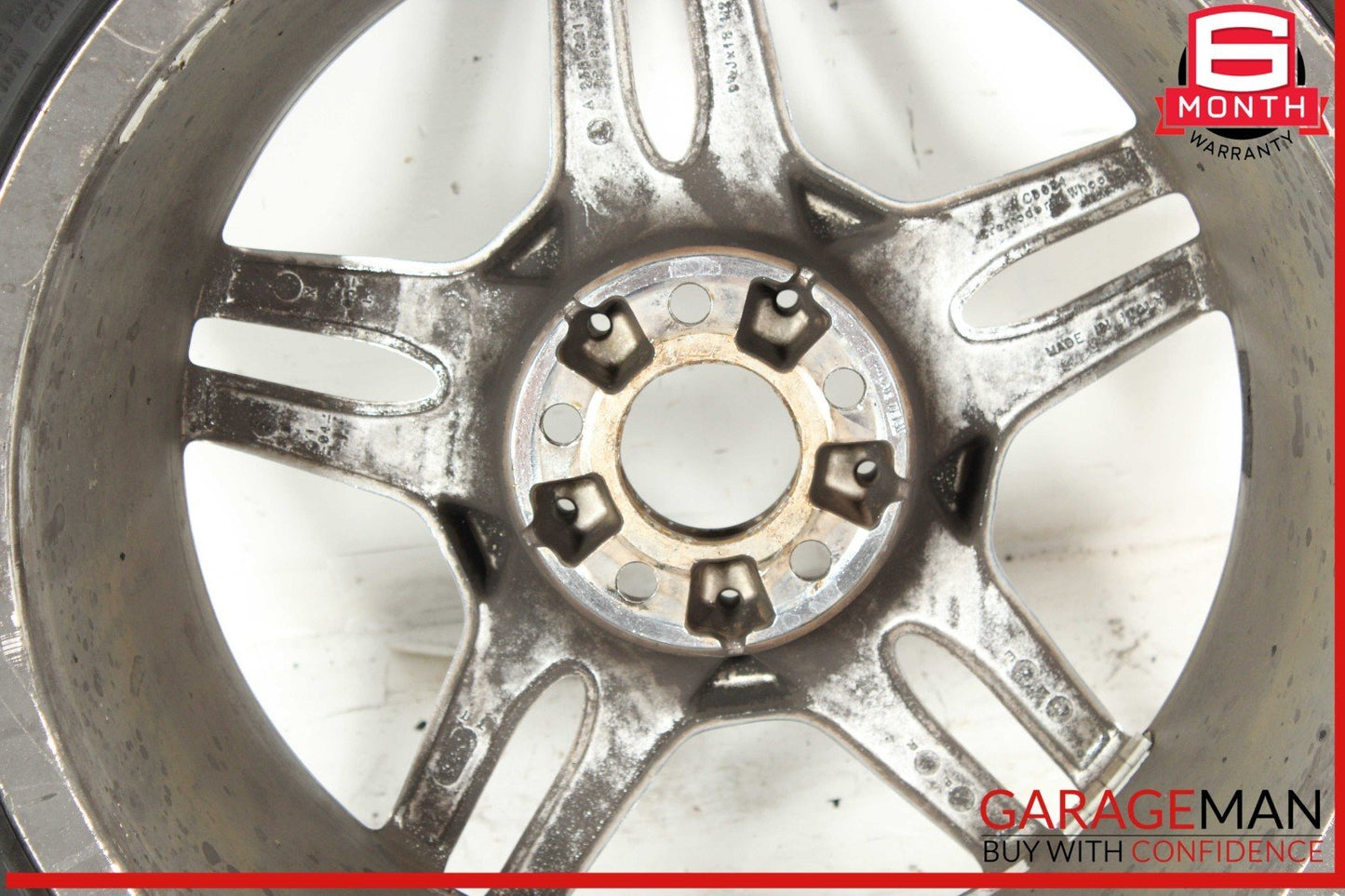 03-12 Mercedes R230 SL550 SL65 AMG Rear Wheel Tire Rim 9.5Jx18H2 ET33 OEM