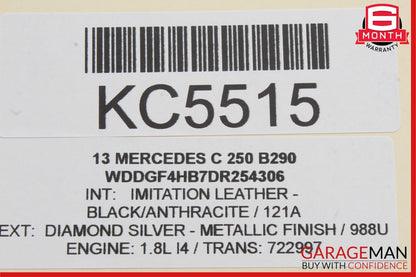 08-20 Mercedes W204 C250 E550 E400 Front Right Side Door Lock Latch Actuator