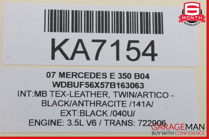03-09 Mercedes W211 E350 E500 E63 Front Right Door Window Regulator Motor Unit