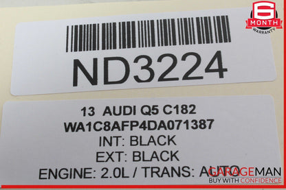 09-18 Audi Q5 A6 Rear Right Passenger  Side Door Window Regulator Motor Unit OEM