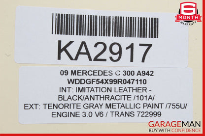 08-14 Mercedes W204 C300 C250 C350 Front Right Side Exterior Door Handle OEM
