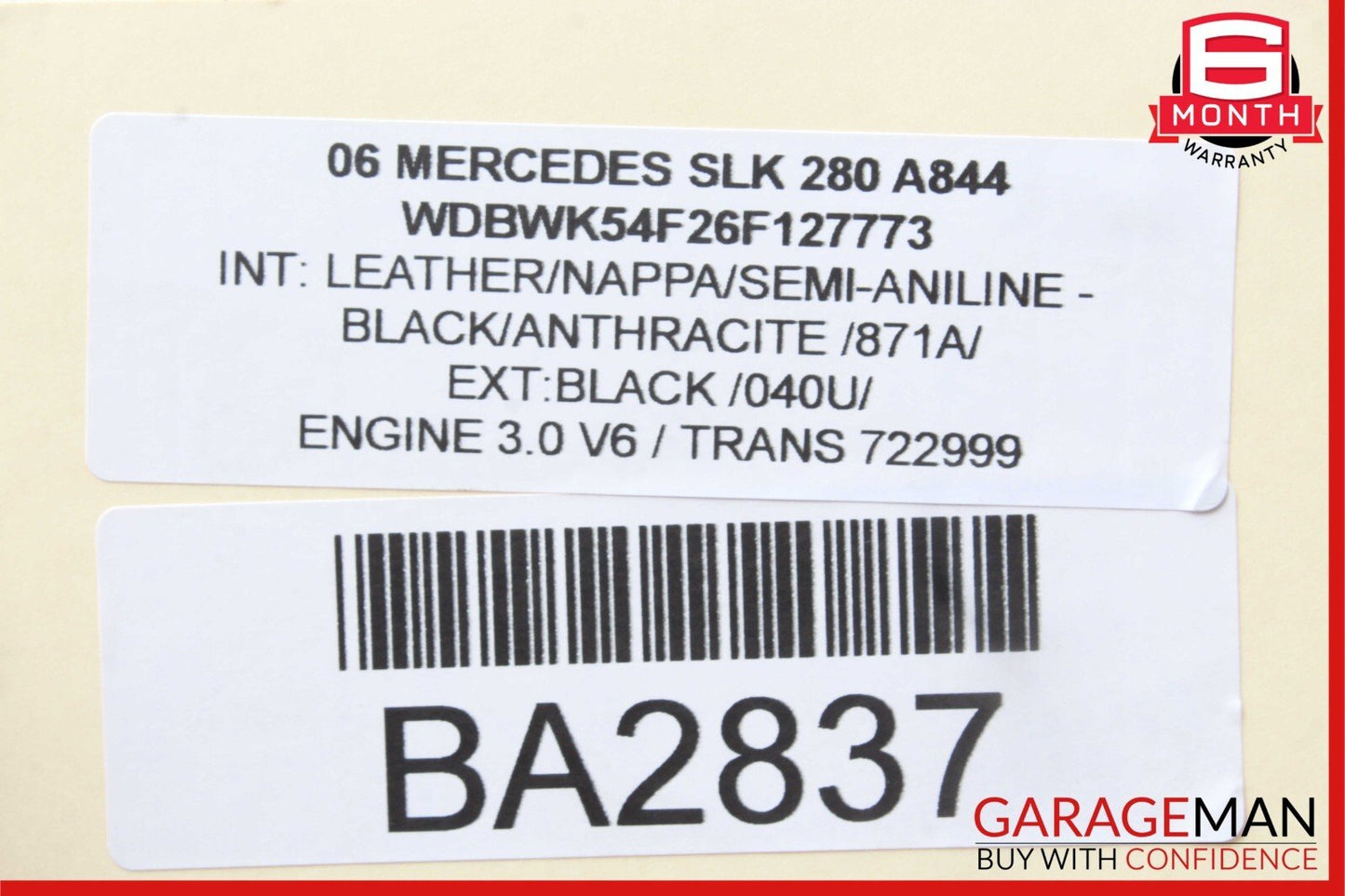 05-11 Mercedes R171 SLK280 SLK350 Heating Heated Seat Control Module Unit
