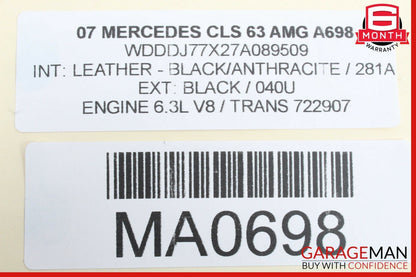 06-11 Mercedes W219 CLS550 Front Right Side Door Lock Latch Actuator Keyless Go