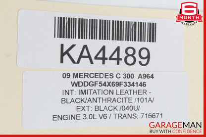 08-14 Mercedes W204 C250 C350 Rear Left Side Door Control Module 2048707726 OEM