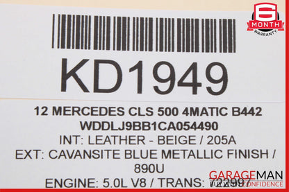 08-18 Mercedes W218 CLS500 CLS400 Rear Right Side Door Lock Latch Actuator OEM