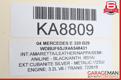 03-09 Mercedes W211 E350 E63 AMG Front Left Driver Side Door Control Module Unit