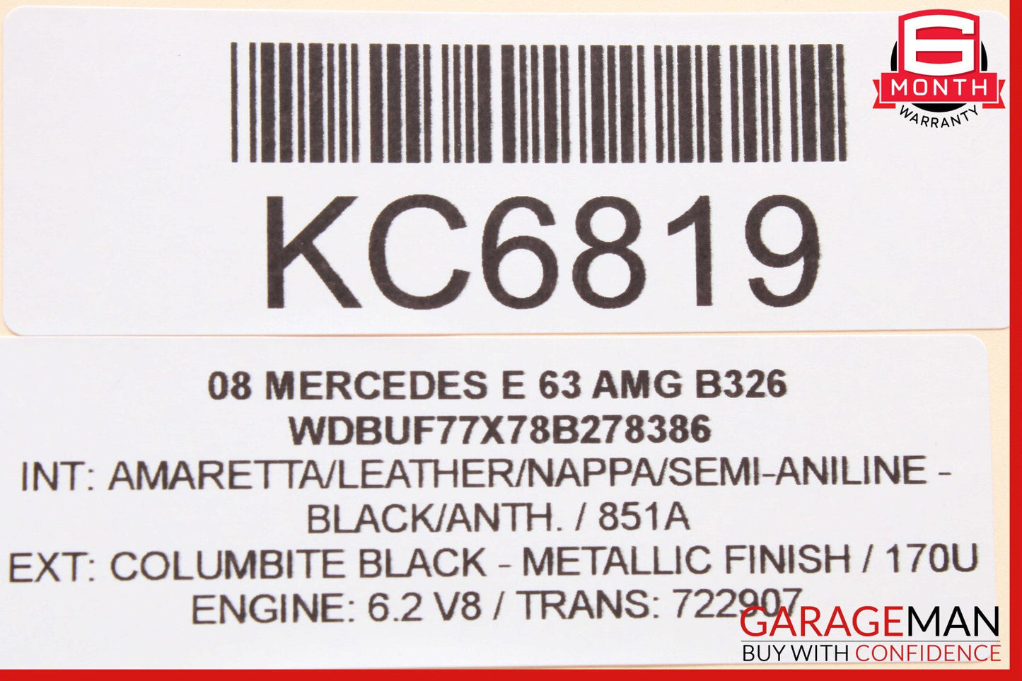 03-09 Mercedes W211 E63 E550 Front Left Driver Side Door Control Module OEM