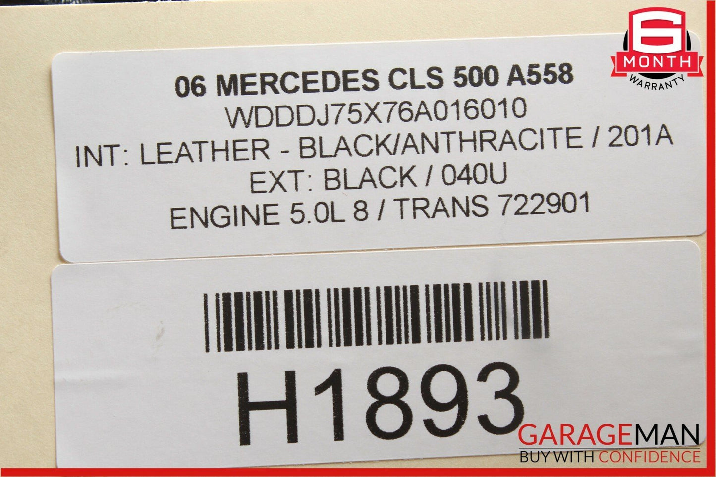 06-11 Mercedes W219 CLS500 CLS500 Front Left Side Door Controller Module Unit