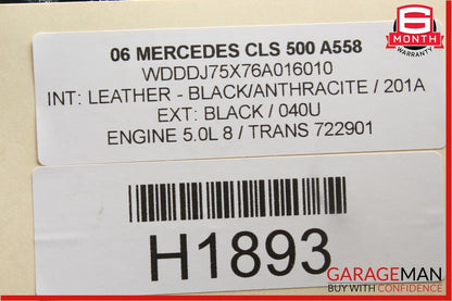 06-11 Mercedes W219 CLS500 CLS500 Front Left Side Door Controller Module Unit