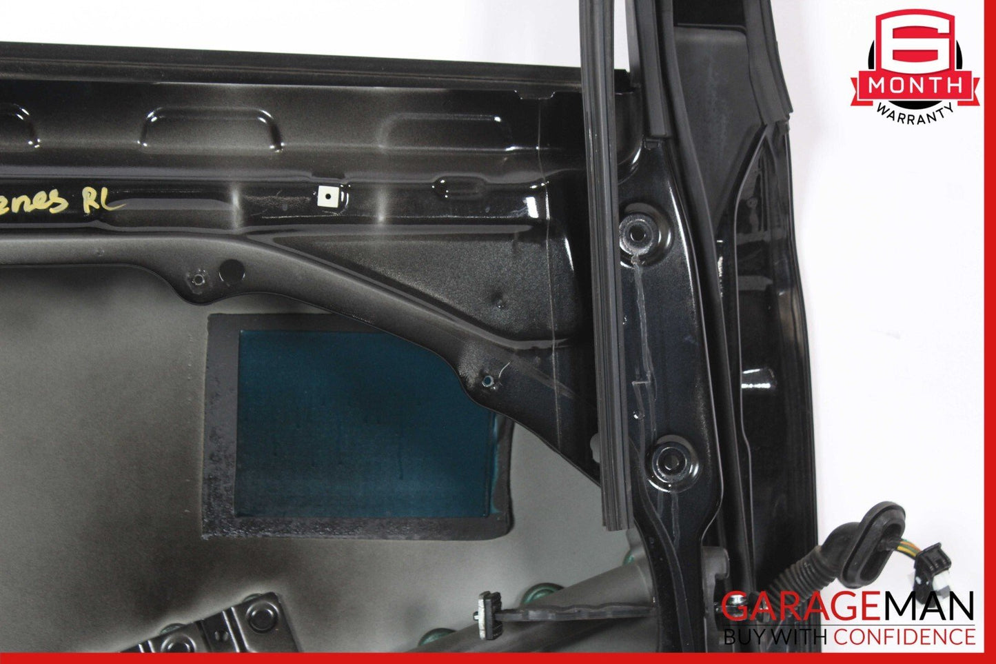 15-16 Hyundai Genesis Rear Left Driver Side Door Shell Panel Black OEM
