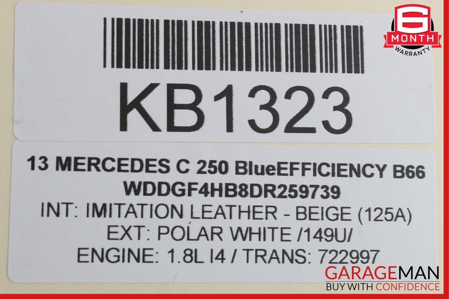 08-14 Mercedes W204 C250 C300 C350 Front Left Door Lock Latch Actuator OEM
