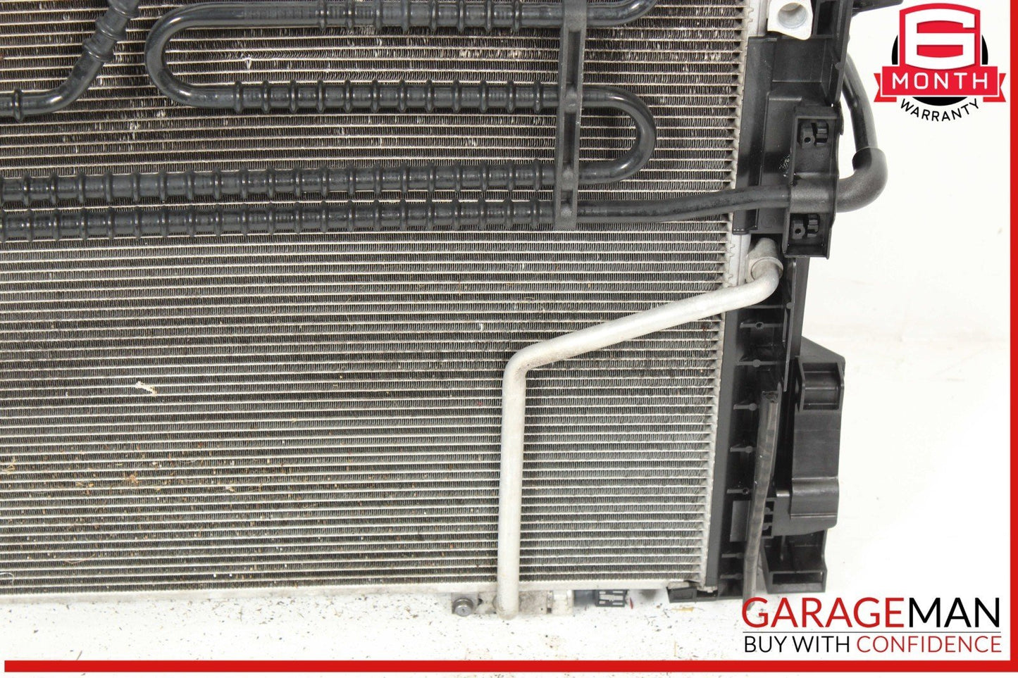 12-15 Mercedes W204 C250 Engine Motor Cooling Radiator A/C AC Condenser Assembly