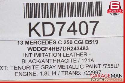 08-14 Mercedes W204 C250 C300 Right Side Bumper Reinforcement Impact Bar Bracket