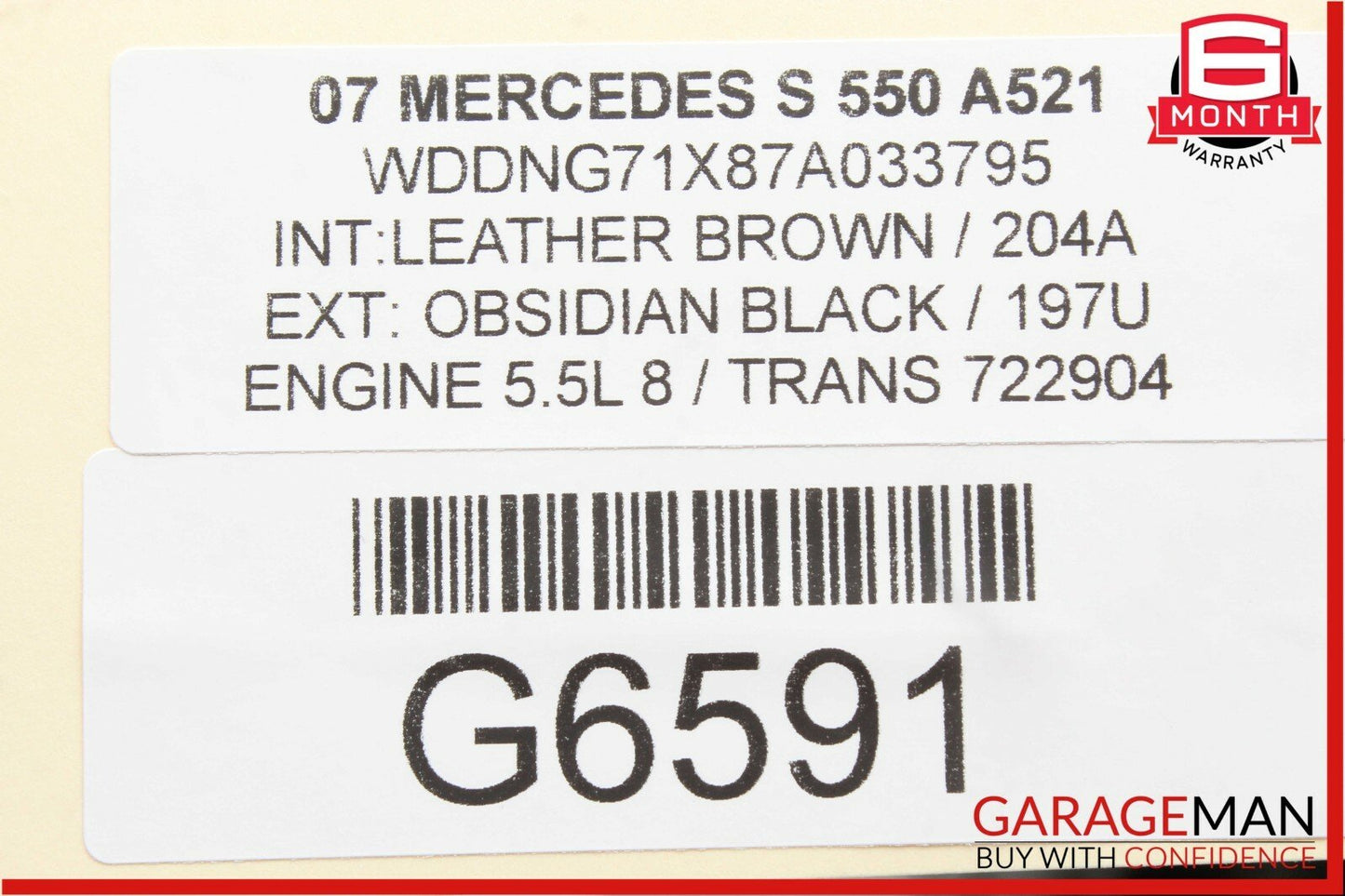 07-13 Mercedes W221 S550 S600 Rear Right Passenger Side Door Lock Latch Actuator