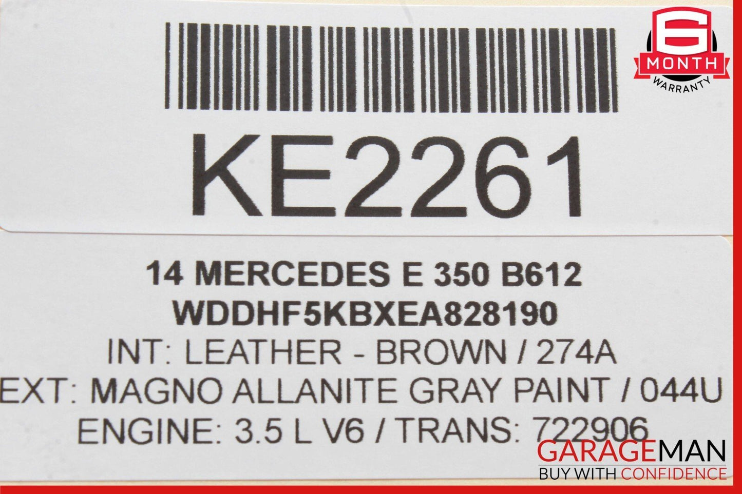 08-16 Mercedes W212 E350 C300 Rear Left Side Door Window Regulator Motor OEM