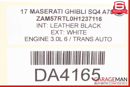 14-17 Maserati Ghibli Voltage Stabilizer Power Inverter Controller Module Unit