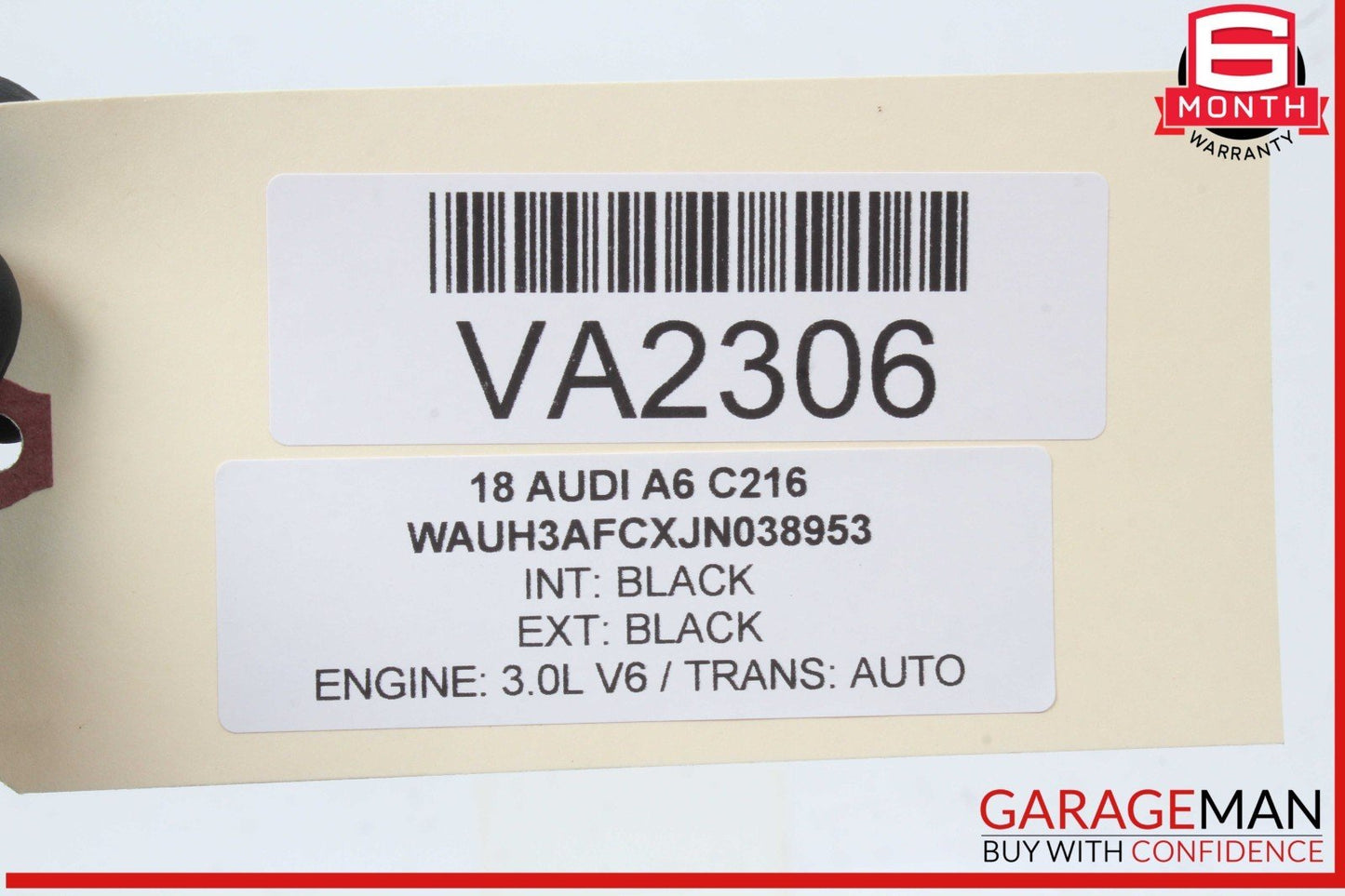 16-18 Audi A6 Rear Deck Shelf Panel Center Subwoofer Sub Woofer Speaker OEM