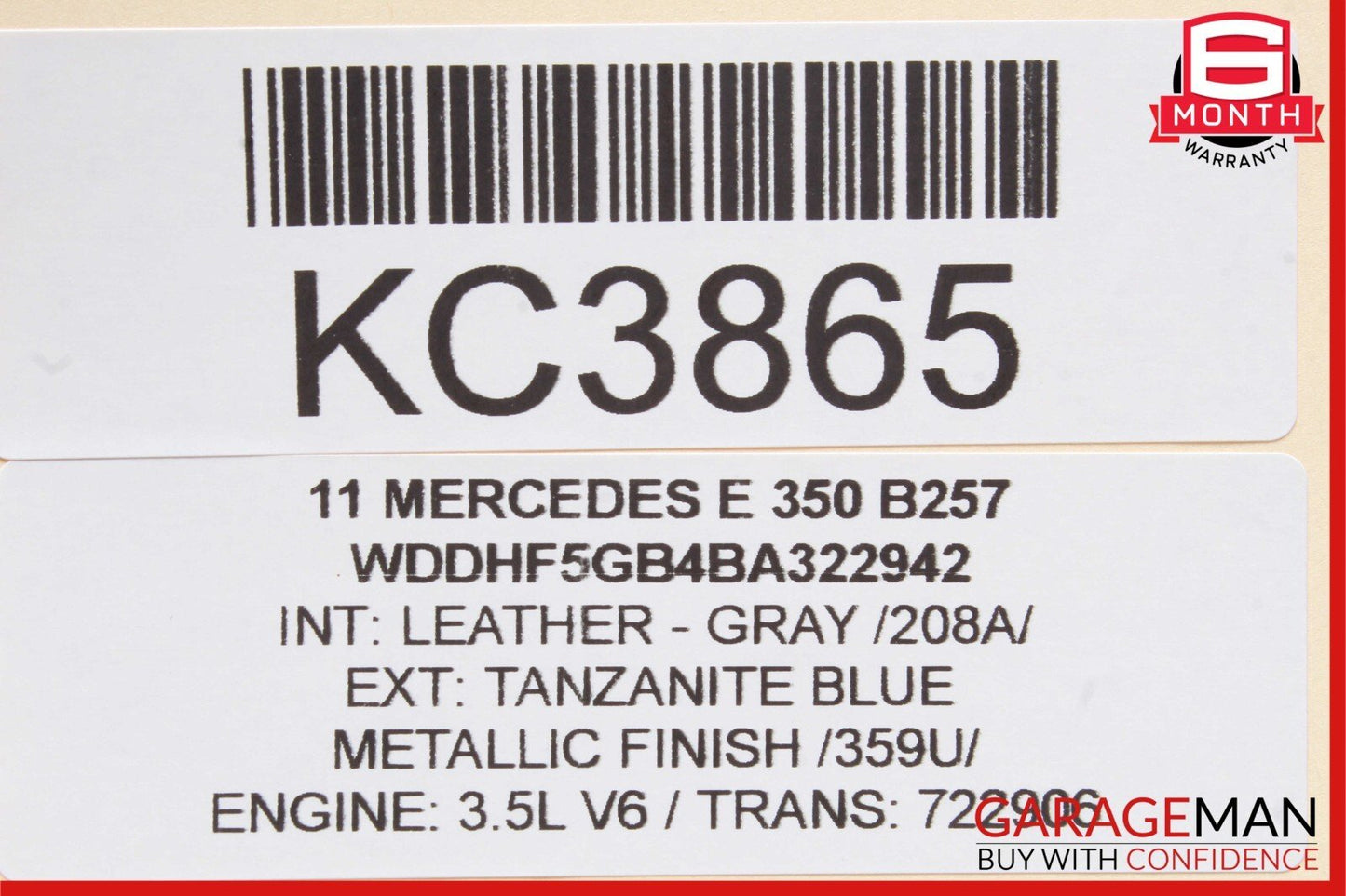 10-17 Mercedes W212 E350 C250 Front Right Exterior Door Handle Keyless Go OEM