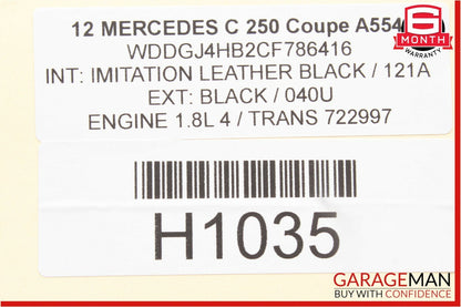 08-15 Mercedes W204 C250 Rear Right / Left Side Suspension Lower Control Arm