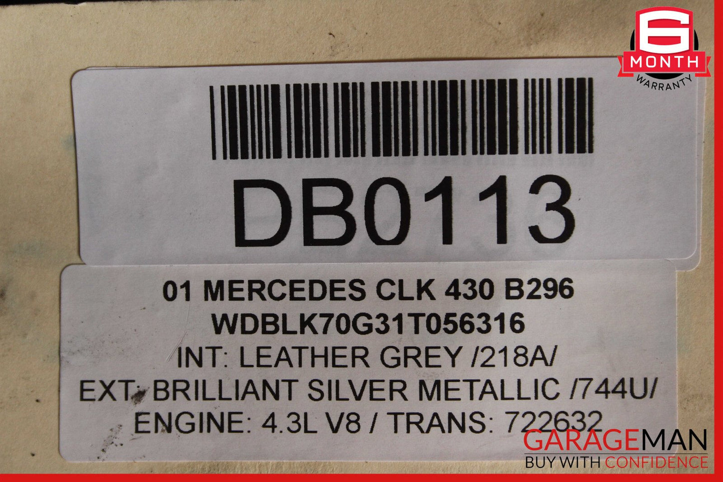 98-02 Mercedes W208 CLK430 AC A/C Air Conditioning Condenser OEM