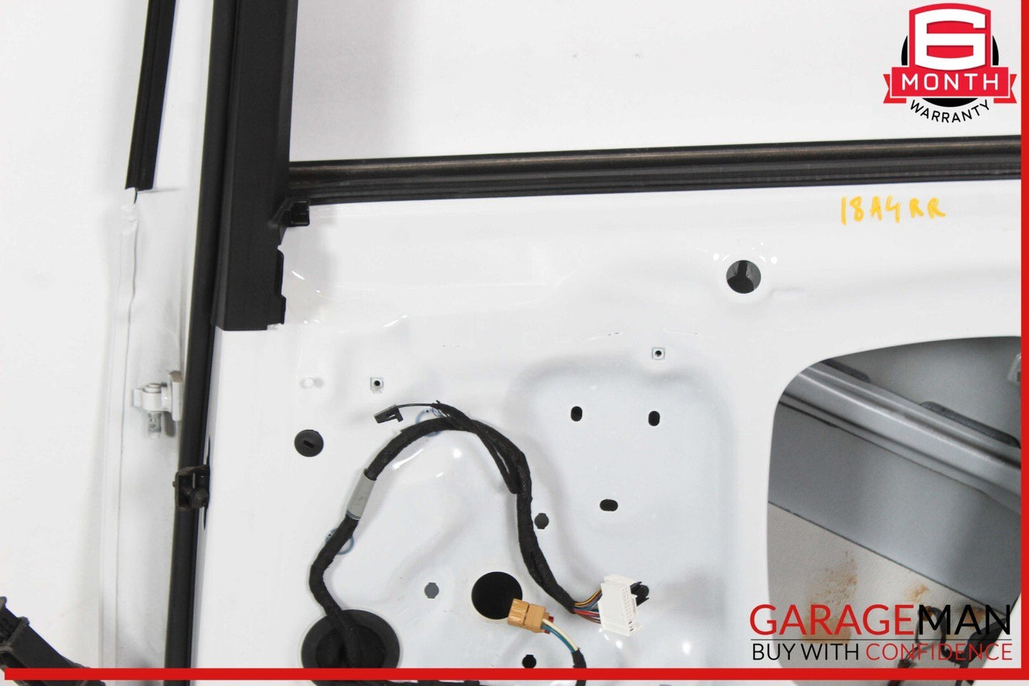 17-19 Audi A4 Sedan Door Shell Rear Right Passenger Side White OEM