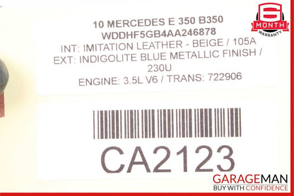 10-13 Mercedes W212 E350 E550 Front Right Side Exterior Door Handle OEM