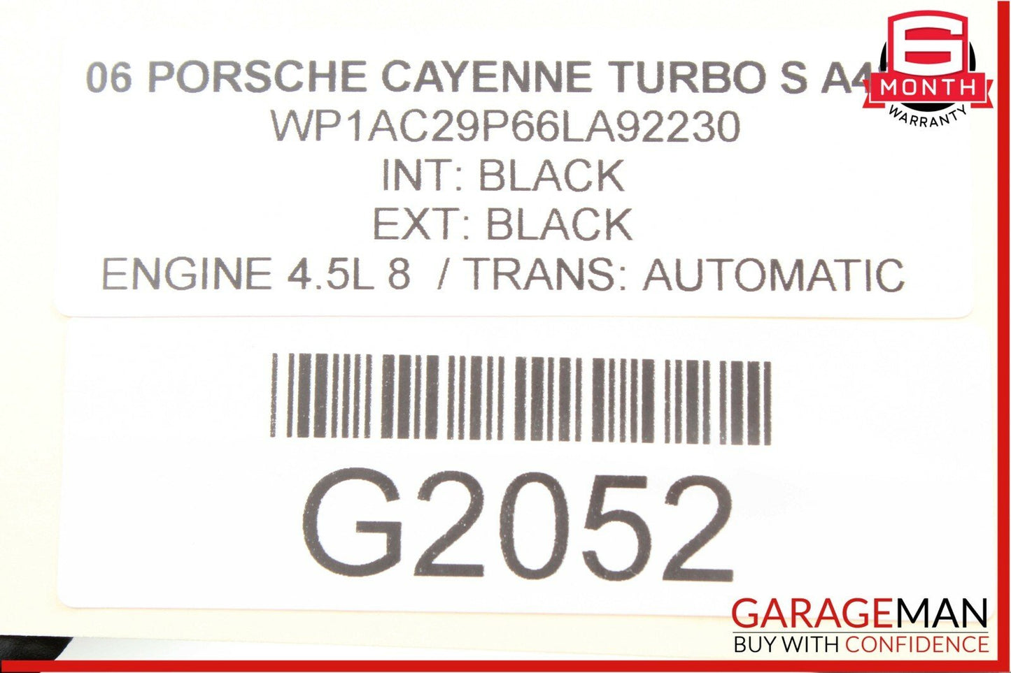 03-06 Porsche Cayenne 955 Front Right Side Upper Control Arm Assembly OEM