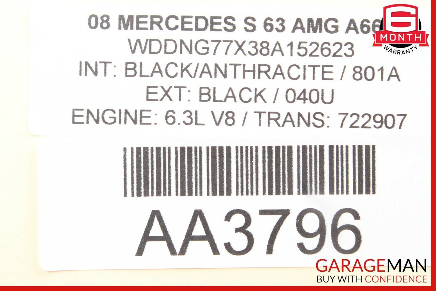 07-13 Mercedes W221 S550 Rear Right Exterior Door Handle Keyless Go Black OEM