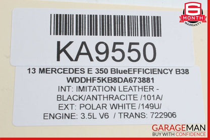 10-17 Mercedes C250 E250 E350 C350 Roof Sun Shade Screen Roller Blind Motor OEM