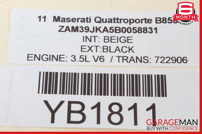 03-19 Maserati Quattroporte Front Bose Subwoofer Sub Woofer Sound Speaker OEM