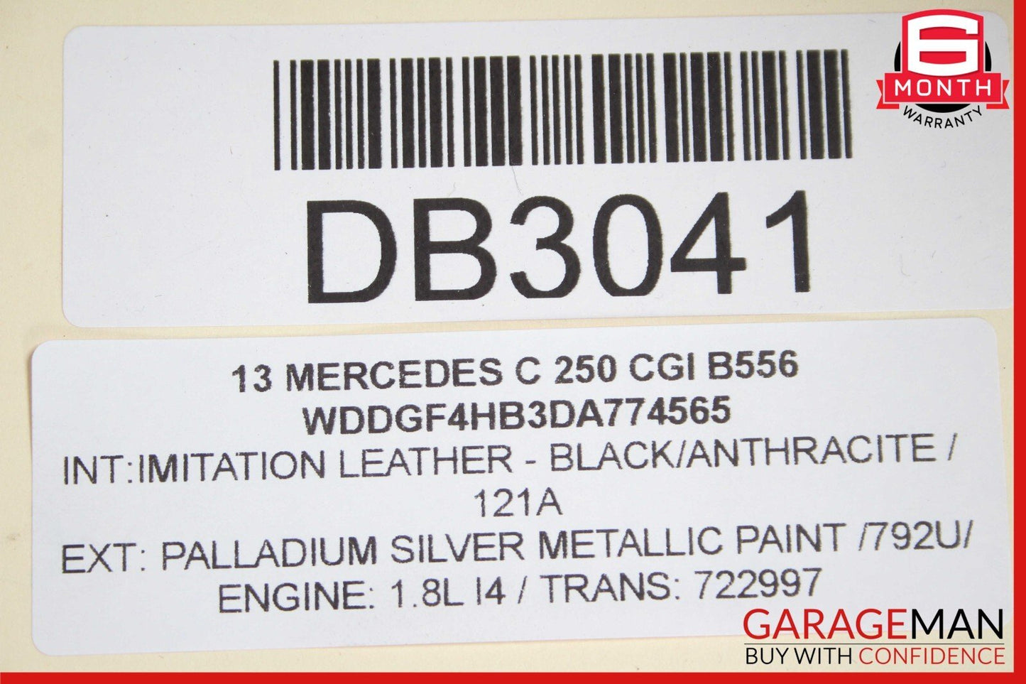 08-18 Mercedes C300 E350 GLK350 C250 Engine Radiator Cooling Fan Motor Shroud