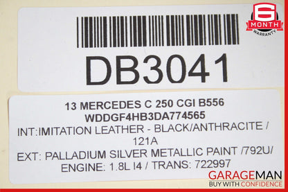 08-18 Mercedes C300 E350 GLK350 C250 Engine Radiator Cooling Fan Motor Shroud