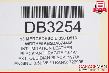 10-13 Mercedes W207 E350 E550 Convertible Rear Trunk Lid Deck Shell Panel Assy