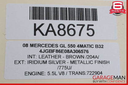 06-13 Mercedes X164 GL550 4MATIC Window Regulator Motor Rear Left Side OEM