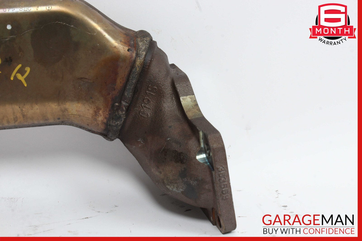 12-18 Mercedes W218 CLS550 4.6L Left Exhaust Pipe Adapter 2781400908 OEM