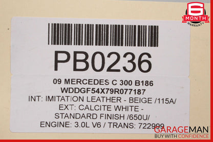06-11 Mercedes W204 C300 722.9 7G Automatic Transmission Assembly 722.999 144k