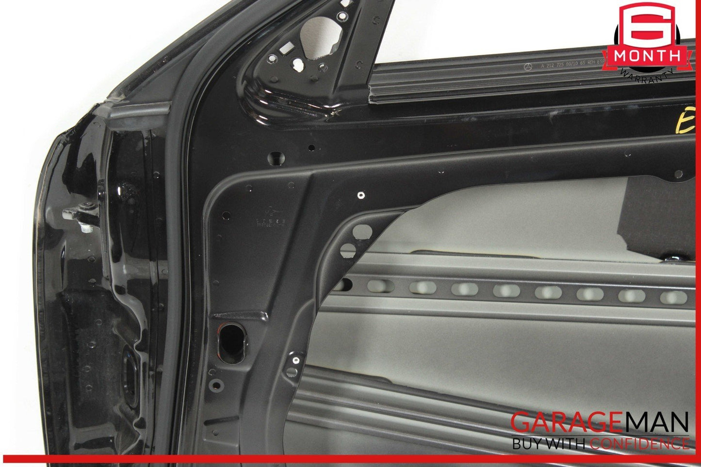 10-16 Mercedes W212 E350 Front Right Passenger Side Exterior Door Shell Black