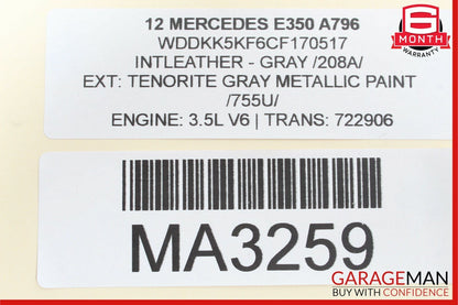 10-16 Mercedes W212 E350 Rear Left Side Suspension Upper Control Arm