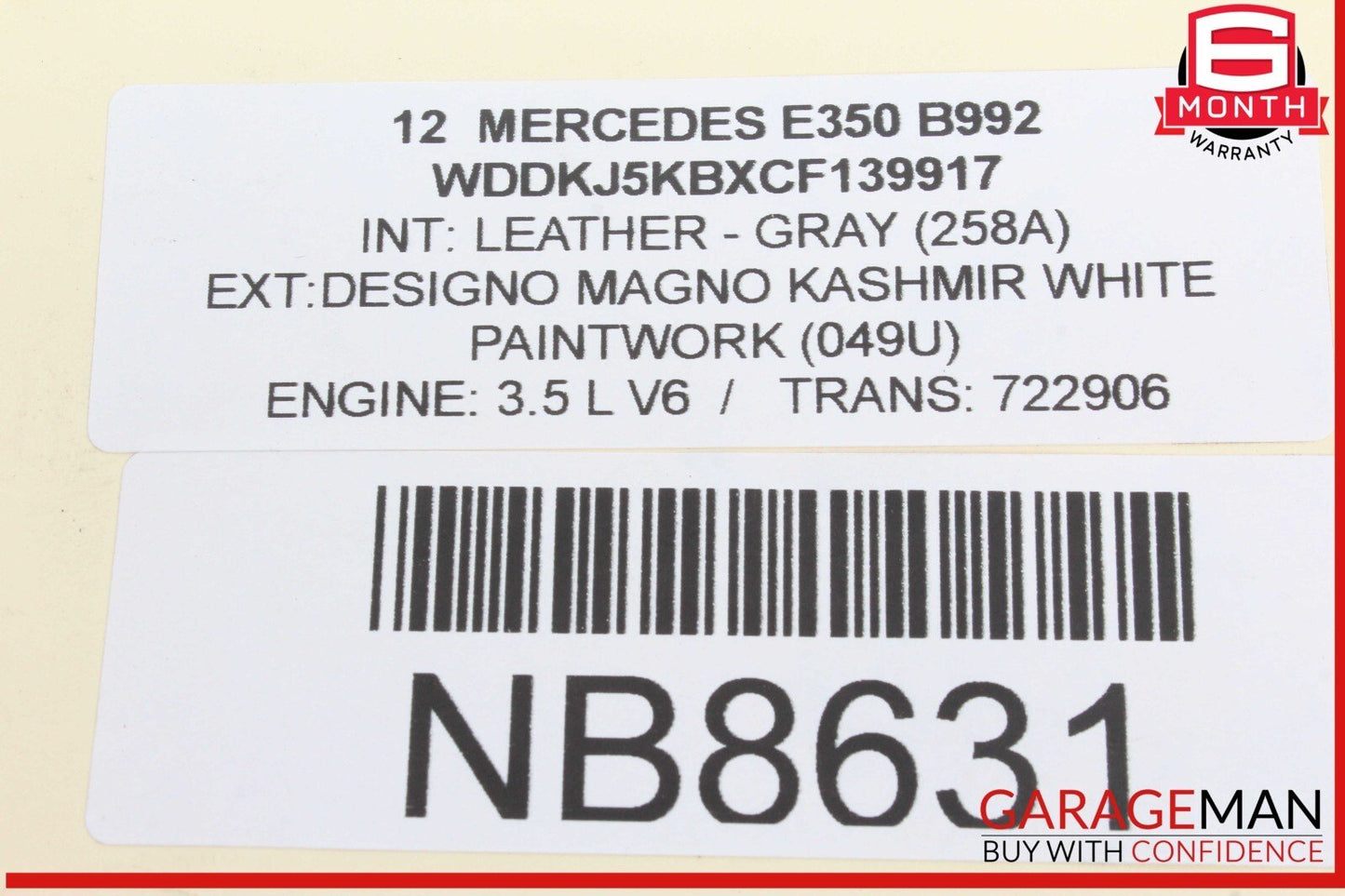 08-17 Mercedes W212 E350 C250 SLK350 Front Left Driver Spindle Knuckle Hub OEM