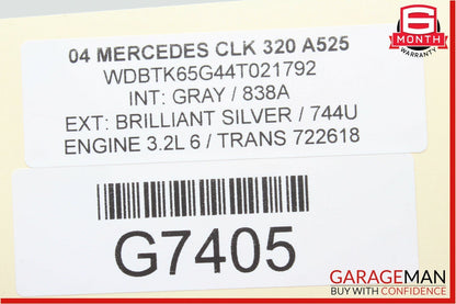 03-09 Mercedes W209 CLK320 Rear Left Driver Side Lower Control Arm OEM