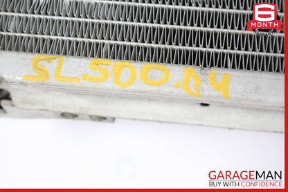 03-08 Mercedes R230 SL500 Engine Radiator A/C AC Air Condenser Oil Cooler Assy